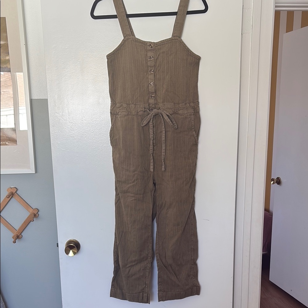 Billabong army green Sleeveless Jumpsuit